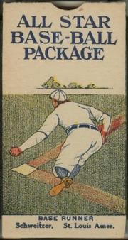 1910 J.H. Dockman & Son All-Star Baseball #NNO Al Schweitzer Front