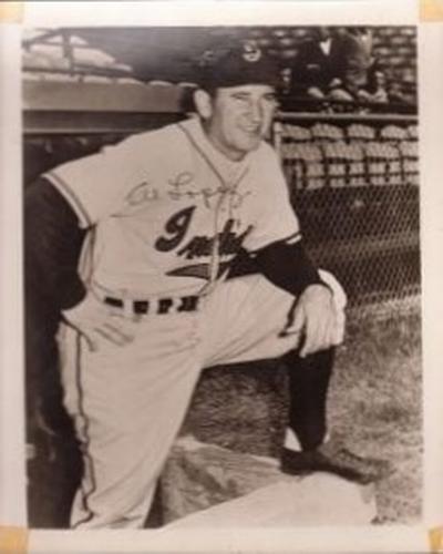 1950 Sawyer Biscuit Indianapolis Indians #NNO Al Lopez Front
