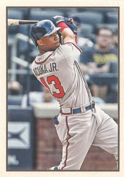 2019 Bowman Heritage #53VR-12 Ronald Acuña Jr. Front