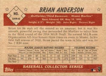 2019 Bowman Heritage #53VR-42 Brian Anderson Back