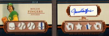 2010 Topps Sterling - Postseason Relic Eight Autographs #SPSAR-14 Rollie Fingers Front