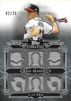 2010 Topps Sterling - Sterling Stats Relics Six #SSR-72 Greg Maddux Front