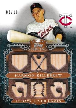 2010 Topps Sterling - Sterling Stats Relics Six Sepia #SSR-46 Harmon Killebrew Front