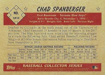 2019 Bowman Heritage - Prospects #53P-10 Chad Spanberger Back