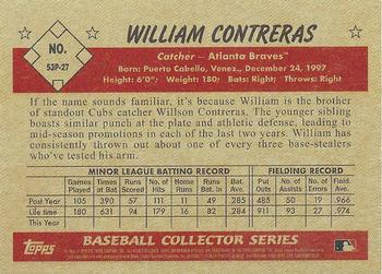 2019 Bowman Heritage - Prospects #53P-27 William Contreras Back