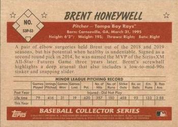 2019 Bowman Heritage - Prospects #53P-53 Brent Honeywell Back