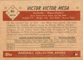 2019 Bowman Heritage - Prospects #53P-105 Victor Victor Mesa Back