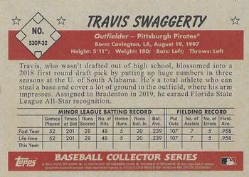 2019 Bowman Heritage - Chrome Prospects #53CP-32 Travis Swaggerty Back