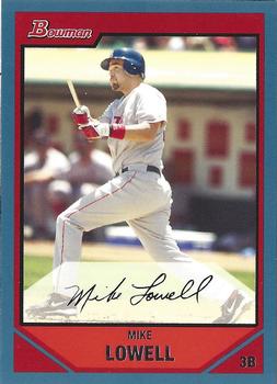 2007 Bowman - Blue #87 Mike Lowell Front