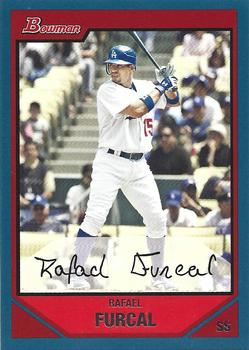 2007 Bowman - Blue #186 Rafael Furcal Front