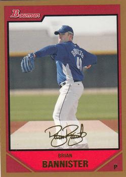 2007 Bowman - Gold #37 Brian Bannister Front