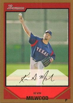 2007 Bowman - Gold #58 Kevin Millwood Front