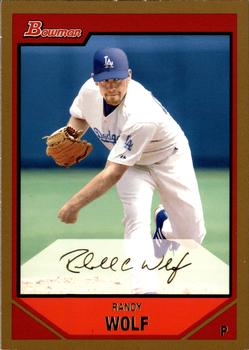 2007 Bowman - Gold #61 Randy Wolf Front