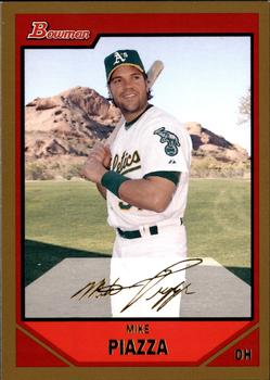 2007 Bowman - Gold #120 Mike Piazza Front