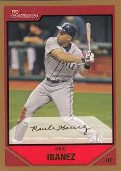2007 Bowman - Gold #172 Raul Ibanez Front