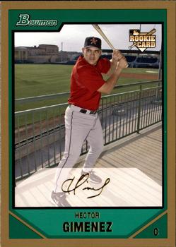 2007 Bowman - Gold #205 Hector Gimenez Front