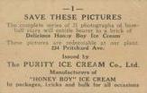 1927 Honey Boy Ice Cream (FC59) #1 Steamer Maxwell Back