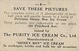 1927 Honey Boy Ice Cream (FC59) #4 Sam Perlman Back