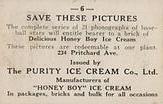 1927 Honey Boy Ice Cream (FC59) #6 Eddie Cass Back