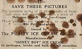 1927 Honey Boy Ice Cream (FC59) #17 Eddie Collins Back