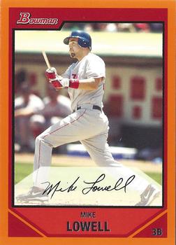 2007 Bowman - Orange #87 Mike Lowell Front