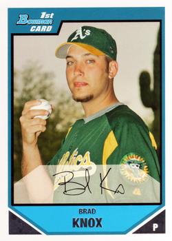 2007 Bowman - Prospects #BP83 Brad Knox Front