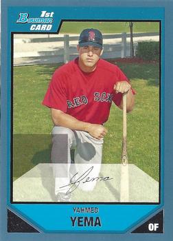 2007 Bowman - Prospects Blue #BP16 Yahmed Yema Front