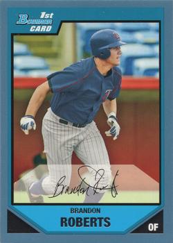 2007 Bowman - Prospects Blue #BP37 Brandon Roberts Front