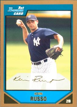 2007 Bowman - Prospects Gold #BP23 Kevin Russo Front