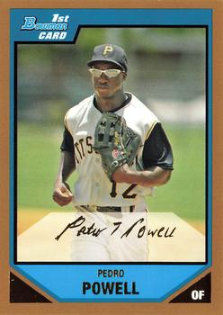 2007 Bowman - Prospects Gold #BP86 Pedro Powell Front