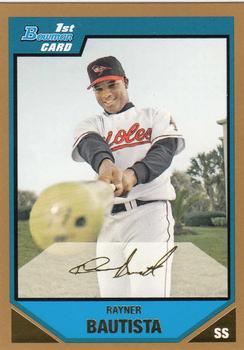 2007 Bowman - Prospects Gold #BP90 Rayner Bautista Front