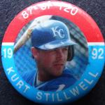 1992 JKA Baseball Buttons #87 Kurt Stillwell Front