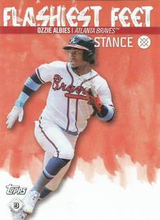 2020 Topps Stickers #9 Ozzie Albies Front