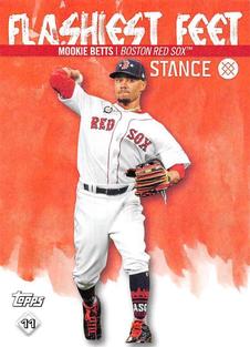 2020 Topps Stickers #11 Mookie Betts Front