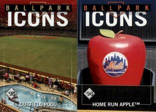 2020 Topps Stickers #14 / 15 Home Run Apple / Outfield Pool Front
