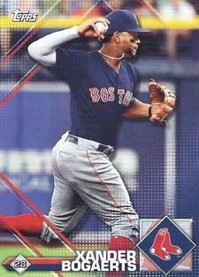 2020 Topps Stickers #28 Xander Bogaerts Front