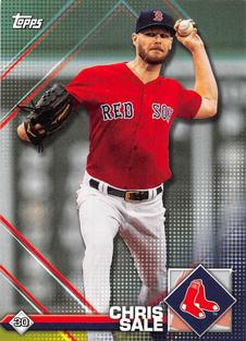 2020 Topps Stickers #30 Chris Sale Front