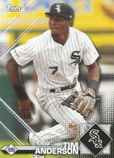 2020 Topps Stickers #32 Tim Anderson Front