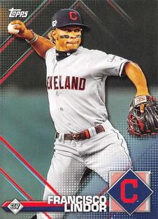 2020 Topps Stickers #37 Francisco Lindor Front