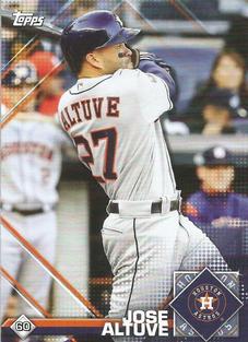 2020 Topps Stickers #60 Jose Altuve Front