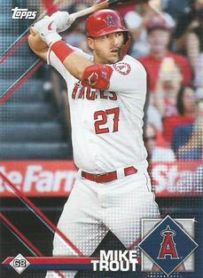 2020 Topps Stickers #68 Mike Trout Front