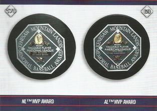 2020 Topps Stickers #69 / 170 AL MVP Award / NL MVP Award Front