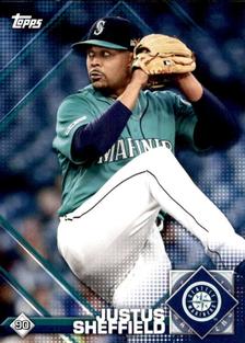 2020 Topps Stickers #90 Justus Sheffield Front