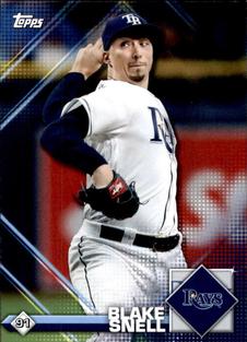 2020 Topps Stickers #91 Blake Snell Front