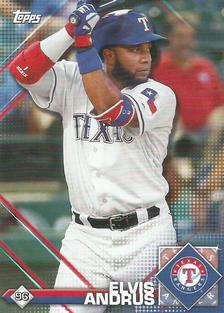 2020 Topps Stickers #96 Elvis Andrus Front
