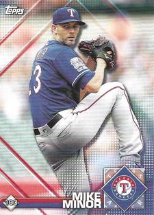 2020 Topps Stickers #100 Mike Minor Front