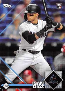 2020 Topps Stickers #176 Isan Diaz Front