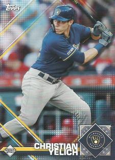 2020 Topps Stickers #180 Christian Yelich Front