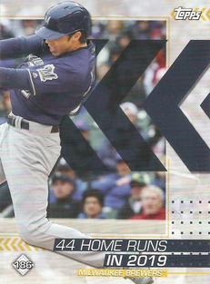 2020 Topps Stickers #186 Christian Yelich Front
