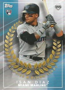 2020 Topps Stickers #222 Isan Diaz Front